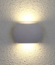 Up Down Light Sleek Curved 3000K 500lm 100mm 6.8W Sand White Up Down Light Sleek Curved 3000K 500lm 100mm 6.8W Sand White